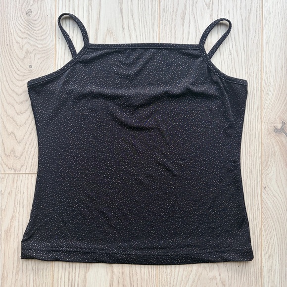 Macy's Tops - Vintage 90s/Y2K Glitter Cami Tank Top